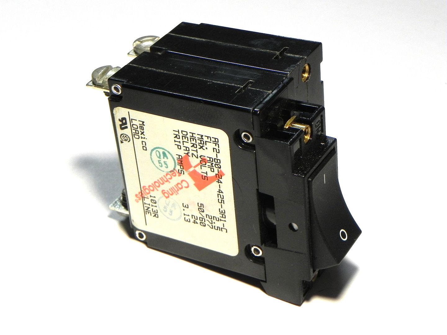 Carling Tech Af2 B0 24 425 3A1 C Lot Of 5 Circuit Breaker 2 5A 277 Carling Tech Af2 B0 24 425 3A1 C Lot Of 5 Circuit Breaker 2 5A 277