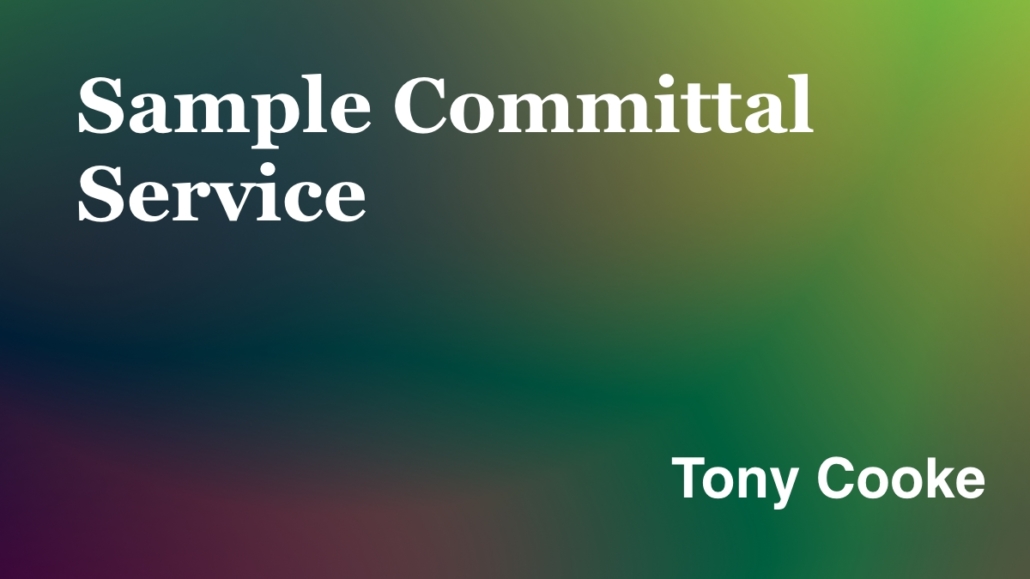 Committal Service