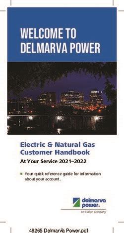 Delmarva Power Customer Service