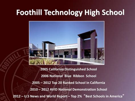 Foothill Technology High