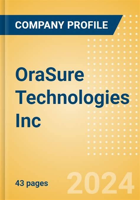Orasure Technologies Inc Osur Product Pipeline Analysis 2023 Update Orasure Technologies Inc Osur Product Pipeline Analysis 2023 Update